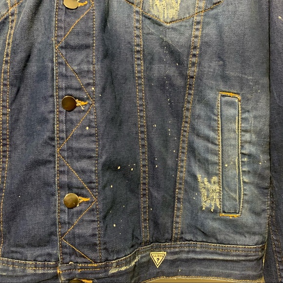 NWT Guess Rex Denim Jacket Men’s XL - Picture 5 of 8